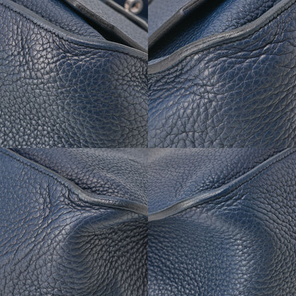 HERMES ジプシー31 トリヨンクレマンス ショルダーバッグ ブルーサフィール シルバー金具 中古品