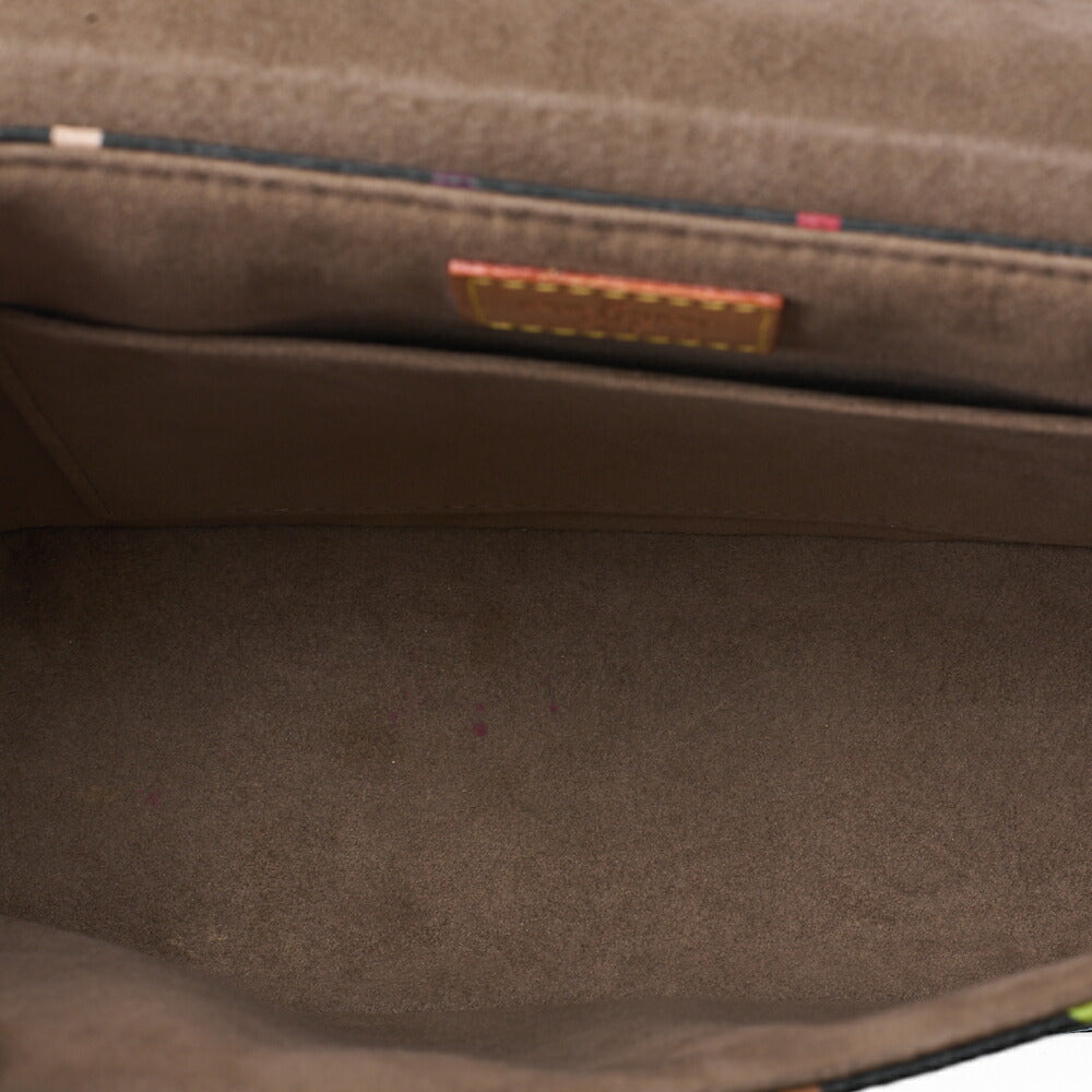 LOUIS VUITTON Louis Vuitton Monogram Sologne M92639 Shoulder Bag Black x Multicolor Gold-Tone Hardware, Pre-Owned