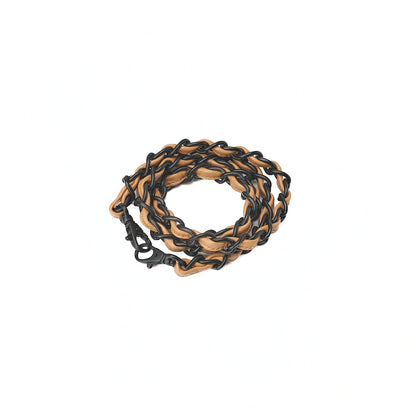 シャネル ココマーク 2WAY チェーン ショルダーバッグ カーフスキン ベージュ 黒金具 中古品