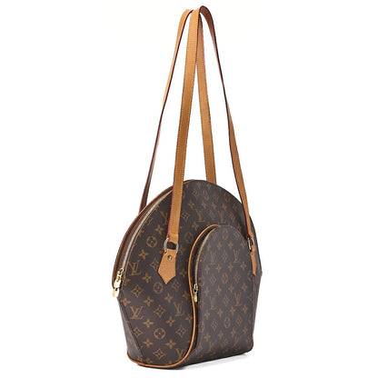 LOUIS VUITTON Louis Vuitton Monogram Ellipse Shopping M51128 Brown Shoulder Bag Gold-Tone Hardware, Pre-Owned