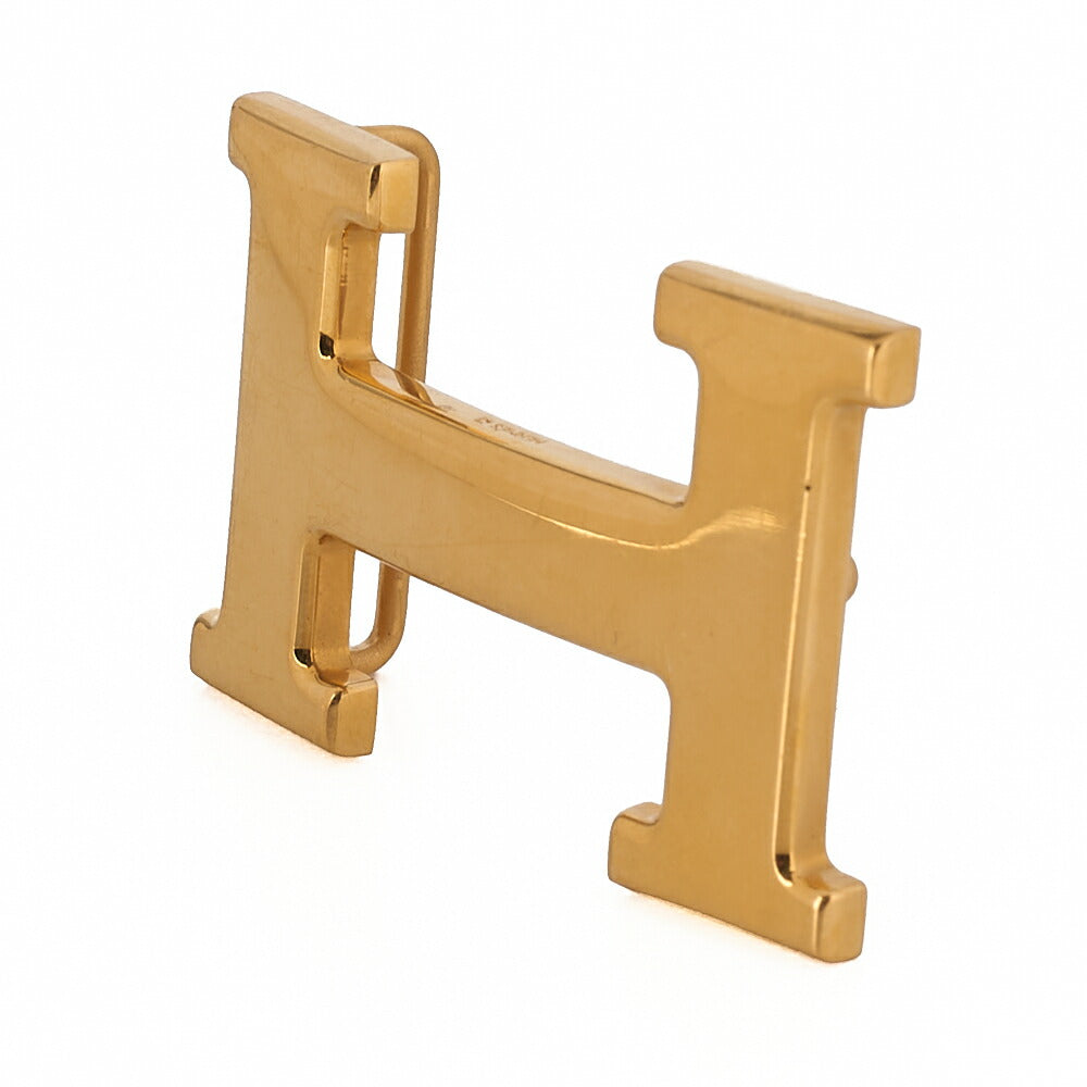 HERMES H Belt Stolier Belt 75 Epson Jaune x Swift (Gold-Tone Hardware, Pre-Owned