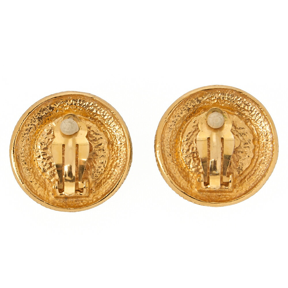 CHANEL Faux Pearl Earrings 25 GP Gold (Gold Plated) Gold-Tone Hardware, Pre-Owned