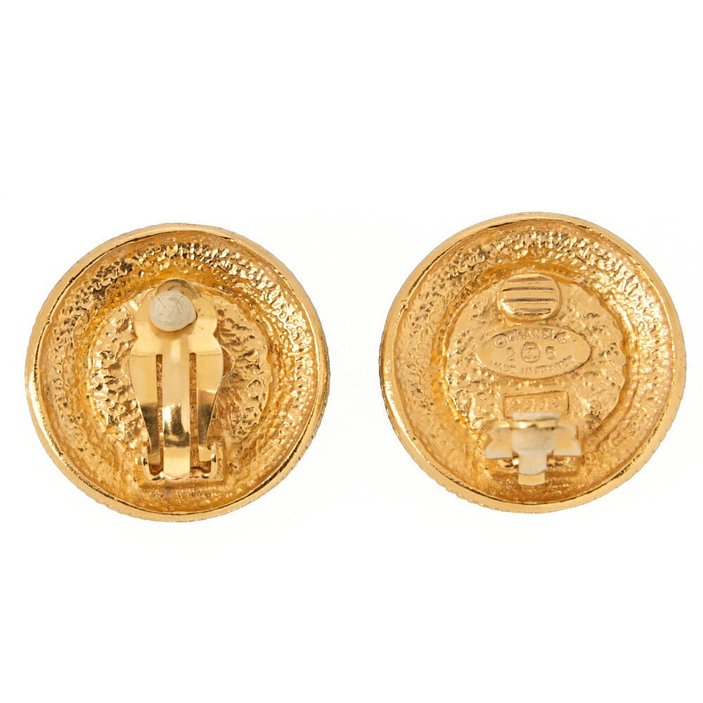 CHANEL Faux Pearl Earrings 25 GP Gold (Gold Plated) Gold-Tone Hardware, Pre-Owned