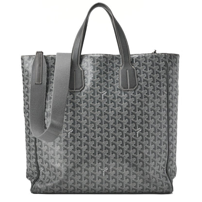GOYARD [Goyard] Sack Voltaire 2WAY Tote Bag PVCx Leather Gray Silver-Tone Hardware, Pre-Owned