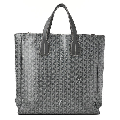 GOYARD [Goyard] Sack Voltaire 2WAY Tote Bag PVCx Leather Gray Silver-Tone Hardware, Pre-Owned