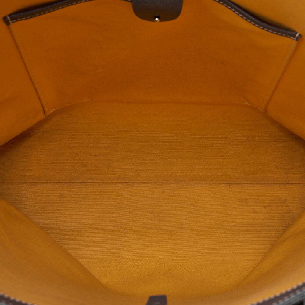 GOYARD [Goyard] Sack Voltaire 2WAY Tote Bag PVCx Leather Gray Silver-Tone Hardware, Pre-Owned