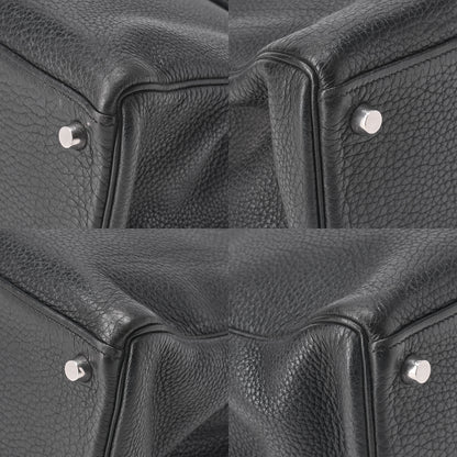 HERMES Kelly 32 Inseam Tryon 2way Shoulder Bag Black Silver-Tone Hardware, Pre-Owned