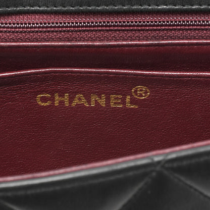CHANEL Matelasse Cocomark Single Magnetic Lock One Shoulder Bag Lambskin Black Gold-Tone Hardware, Pre-Owned