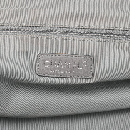 CHANEL Ultra Stitch Coco Mark 2way Handbag Vintage Calf Navy Silver-Tone Hardware, Pre-Owned