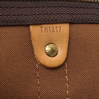 LOUIS VUITTON ルイヴィトン モノグラム キーポル60 ボストンバッグ M41422 ブラウン ゴールド金具 中古