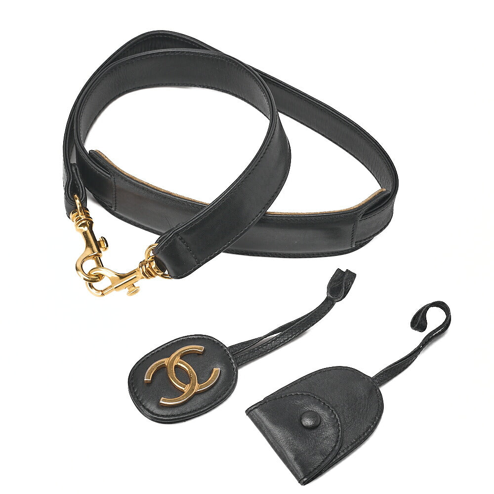 CHANEL Matelasse Bicolore 2WAY Shoulder Boston Lambskin Black Gold-Tone Hardware, Pre-Owned