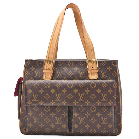 LOUIS VUITTON Monogram Myrti Pricite Handbag M51162 Brown Gold-Tone Hardware, Pre-Owned