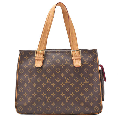 LOUIS VUITTON モノグラム ミルティプリ・シテ ハンドバッグ M51162 ブラウン ゴールド金具, 中古品