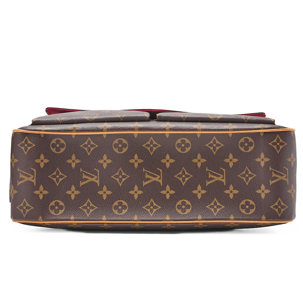 LOUIS VUITTON モノグラム ミルティプリ・シテ ハンドバッグ M51162 ブラウン ゴールド金具, 中古品