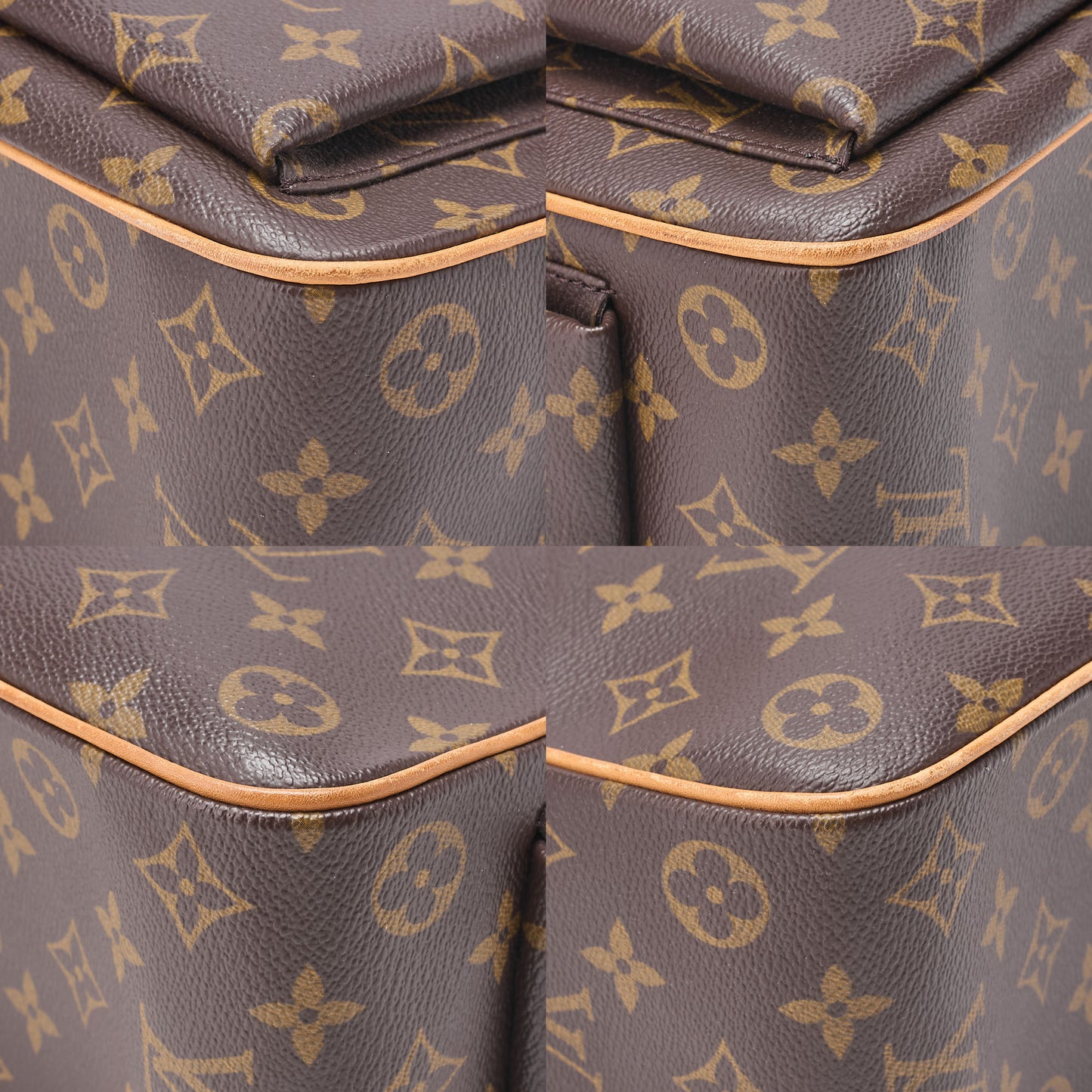 LOUIS VUITTON モノグラム ミルティプリ・シテ ハンドバッグ M51162 ブラウン ゴールド金具, 中古品