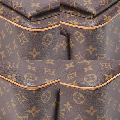 LOUIS VUITTON モノグラム ミルティプリ・シテ ハンドバッグ M51162 ブラウン ゴールド金具, 中古品