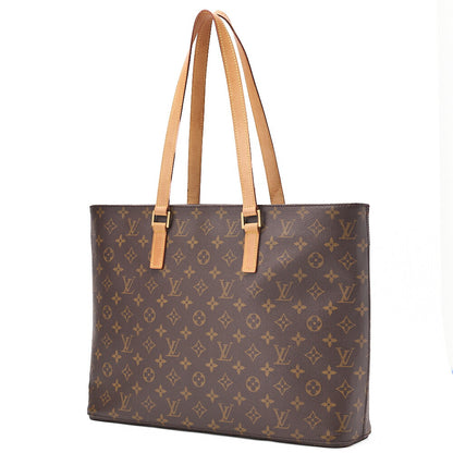 LOUIS VUITTON Louis Vuitton Monogram Luco Tote Bag M51155 Brown Gold-Tone Hardware, Pre-Owned