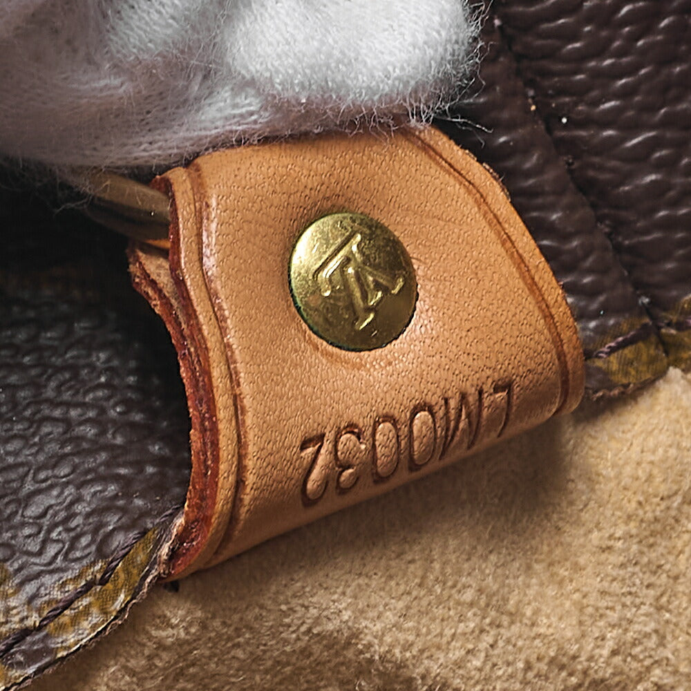 LOUIS VUITTON Louis Vuitton Monogram Luco Tote Bag M51155 Brown Gold-Tone Hardware, Pre-Owned