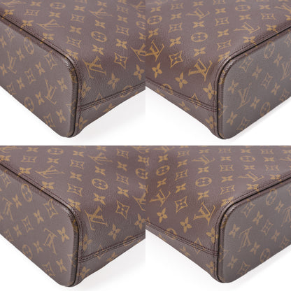 LOUIS VUITTON Louis Vuitton Monogram Luco Tote Bag M51155 Brown Gold-Tone Hardware, Pre-Owned