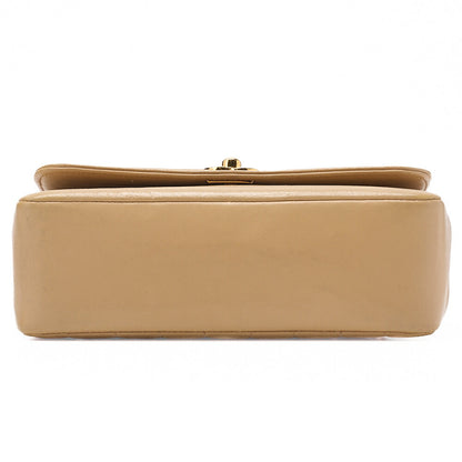 CHANEL Mademoiselle Single Bijoux Chain Shoulder Lambskin Beige Gold-Tone Hardware, Pre-Owned