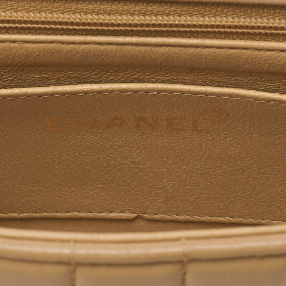 CHANEL Mademoiselle Single Bijoux Chain Shoulder Lambskin Beige Gold-Tone Hardware, Pre-Owned