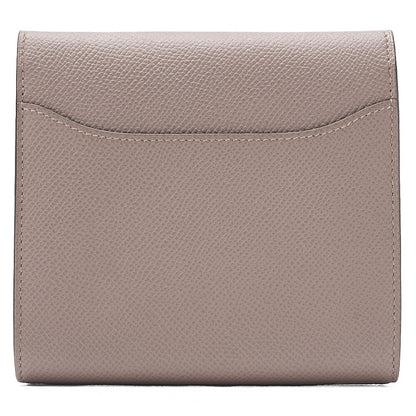 HERMES Constance Compact Bi-fold Wallet Epson Etowoop Silver-Tone Hardware, Pre-Owned