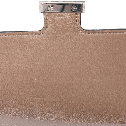 HERMES Constance Compact Bi-fold Wallet Epson Etowoop Silver-Tone Hardware, Pre-Owned