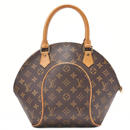 LOUIS VUITTON ルイヴィトン モノグラム エリプスPM M51127 ブラウン ハンドバッグ ゴールド金具 中古