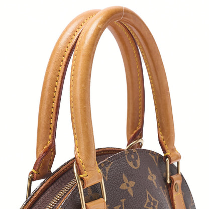 LOUIS VUITTON ルイヴィトン モノグラム エリプスPM M51127 ブラウン ハンドバッグ ゴールド金具 中古