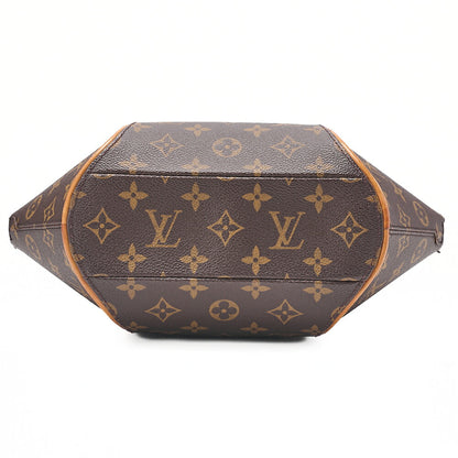 LOUIS VUITTON ルイヴィトン モノグラム エリプスPM M51127 ブラウン ハンドバッグ ゴールド金具 中古