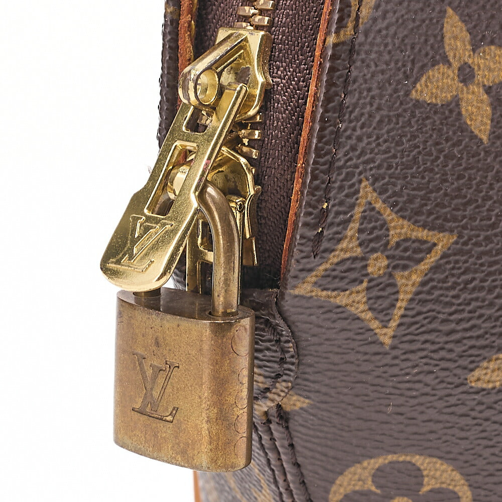 LOUIS VUITTON ルイヴィトン モノグラム エリプスPM M51127 ブラウン ハンドバッグ ゴールド金具 中古