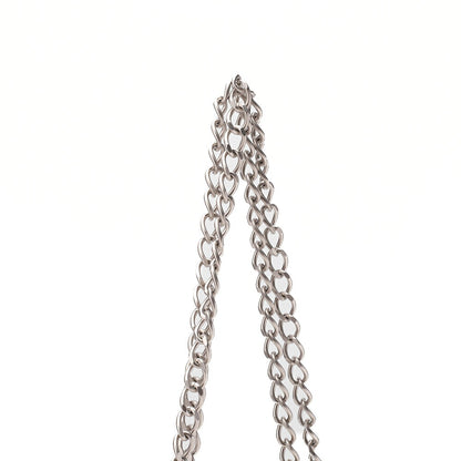 シャネル ビニール チョコレートバー シングル フラップ チェーンショルダー ベージュ (シルバー金具、中古品)