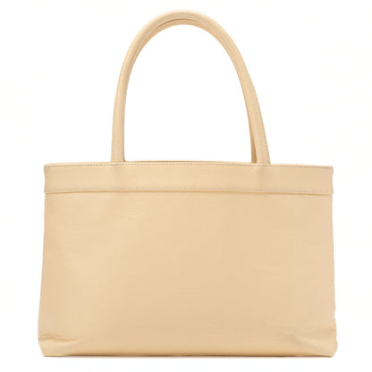 CHANEL Cocomark Handbag Caviar Skin Beige Gold-Tone Hardware, Pre-Owned