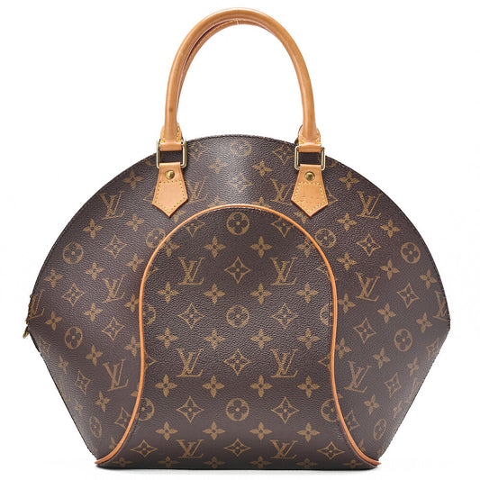 LOUIS VUITTON Louis Vuitton Monogram Ellipse PM M51127 Brown Handbag Gold-Tone Hardware, Pre-Owned