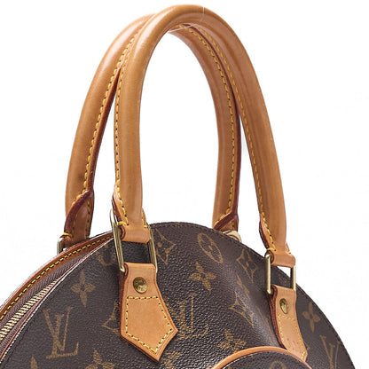 LOUIS VUITTON Louis Vuitton Monogram Ellipse PM M51127 Brown Handbag Gold-Tone Hardware, Pre-Owned