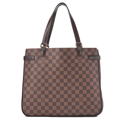 LOUIS VUITTON Louis Vuitton Damier Euzes Tote Bag N51128 Brown Gold-Tone Hardware, Pre-Owned