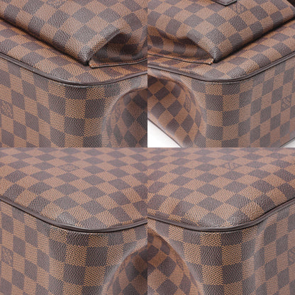 LOUIS VUITTON Louis Vuitton Damier Euzes Tote Bag N51128 Brown Gold-Tone Hardware, Pre-Owned