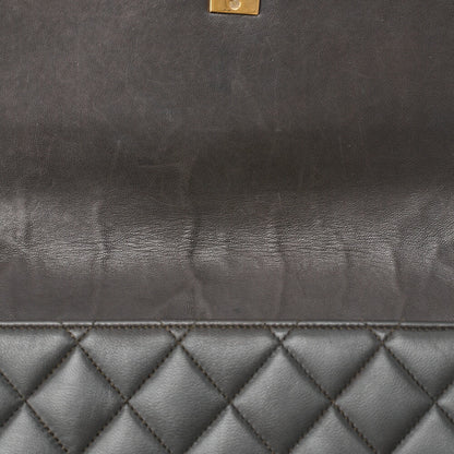 CHANEL Matelasse Turnlock Bijou Coco Shoulder Lambskin Brown Gold-Tone Hardware, Pre-Owned