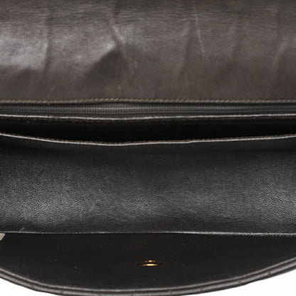 CHANEL Matelasse Turnlock Bijou Coco Shoulder Lambskin Brown Gold-Tone Hardware, Pre-Owned
