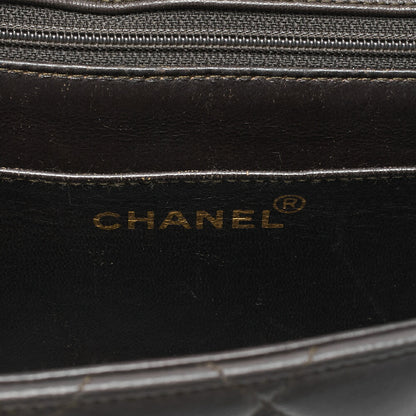 CHANEL Matelasse Turnlock Bijou Coco Shoulder Lambskin Brown Gold-Tone Hardware, Pre-Owned
