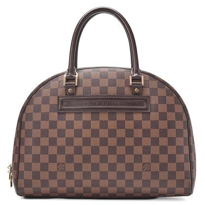 LOUIS VUITTON ルイヴィトン ダミエ ノリータ ハンドバッグ N41455 ブラウン ゴールド金具 中古