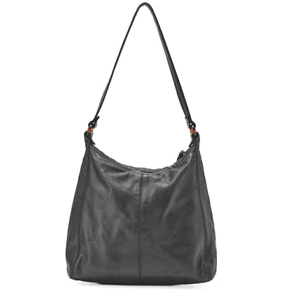 CHANEL Coco Mark Tortoiseshell Plate Charm Shoulder Bag Lambskin Black Gold-Tone Hardware, Pre-Owned