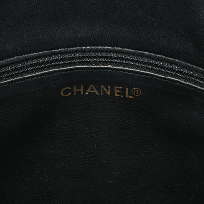 CHANEL Matelasse with Ball Charm Chain Shoulder Lambskin x Satin Black Gold-Tone Hardware, Pre-Owned