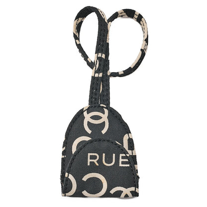 CHANEL Canvas Bi-See Large Size Tote Bag Black X White Silver-Tone Hardware, Pre-Owned