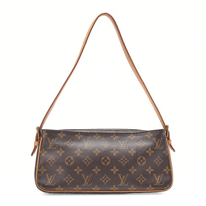 LOUIS VUITTON Louis Vuitton Monogram Vivacitte MM M51164 Shoulder Bag Brown Gold-Tone Hardware, Pre-Owned