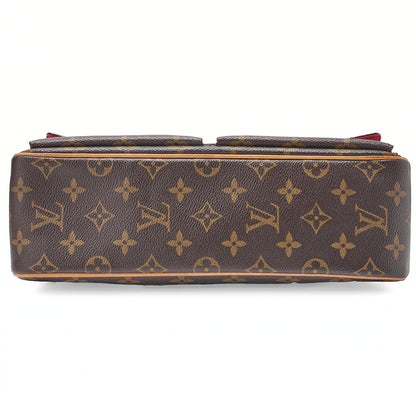LOUIS VUITTON Louis Vuitton Monogram Vivacitte MM M51164 Shoulder Bag Brown Gold-Tone Hardware, Pre-Owned