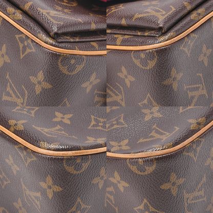 LOUIS VUITTON Louis Vuitton Monogram Vivacitte MM M51164 Shoulder Bag Brown Gold-Tone Hardware, Pre-Owned
