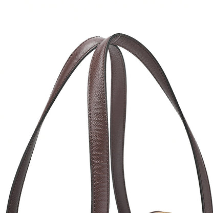 LOUIS VUITTON Louis Vuitton Damier Belem MM Shoulder Bag N51174 Brown Gold-Tone Hardware, Pre-Owned