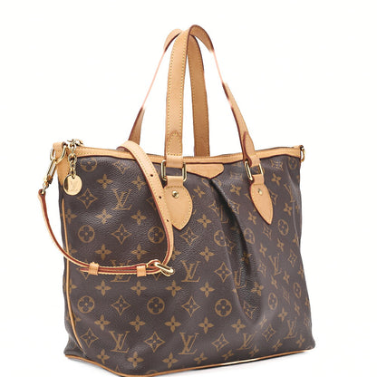 LOUIS VUITTON Louis Vuitton Monogram Palermo PM M40145 2way Shoulder Bag Brown Gold-Tone Hardware, Pre-Owned