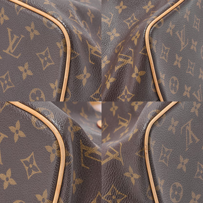 LOUIS VUITTON Louis Vuitton Monogram Palermo PM M40145 2way Shoulder Bag Brown Gold-Tone Hardware, Pre-Owned